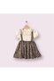 Leopard Lace Collar Slopet Dress European Fit Style Fashion Holiday - 3