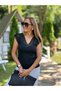 Women's V-Neck Openwork Seasonal Knitwear Blouse