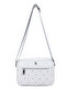 Women's Vegan White Messenger Bag