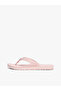 Women's Pink Web Strap Beach Sandals - 7