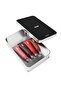 Lip Balm Set 4 Metal Box I Red I Brown I Nude I Burgundy I Moisturizing I Lip Gloss - 2