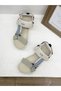 25Y180-1 Velvet Orthopedic Sandals Women - 3