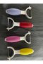 Practical Colored Silicone Handle Plump Peeler Steel Fruit Vegetable Peeler - 2
