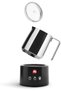 Electric Milk Frother by Piero Lissoni for Hot & Cold Milk Foam & Hot Chocolate (Stainless) - 4