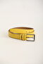 3.5 cm Yellow Genuine Leather Belt - 3