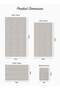 4 Piece Towel Set 550 GSM Quick Dry Highly Absorbent Thick Soft Hotel Quality Light Grey - 2