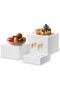 3PCS Buffet Risers, Food Risers for Buffet Table, Display Stand Shelf for Catering Dessert