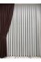 Herringbone Pattern Non-Ironing Skirt Lead Tulle Curtain 1/2.5 Medium Dense Pleat - 2