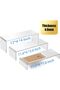 Large Acrylic Risers, Clear Rectangular Showcase Collectibles Display Shelf- 4Set - 4