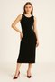 Women's Thick Strap Dress Black - 2