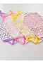 4-Piece Floral Patterned Corded Rope Strap Baby Girl Undershirt Body - 5