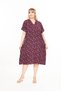 Women's Large Size Summer Woven Short Sleeve Short Length Dress Dress - 8