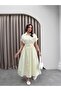 Short Sleeve Poplin Fabric Belted Shirt Dress