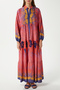 Modest Women's Clara Pink 100% Viscose Maxi Length Long Dress - 7