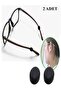 Glasses Anti-Slip Silicone Back of Ear Handle Holder (1 Pair)