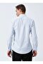 Süvari Slim Fit Easy-Iron Sweat-Absorbing Breathable Tie-Four Seasons Men's Shirt - 5