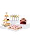 Acrylic Risers for Display,White Acrylic Cube Box Dessert Display Stand
