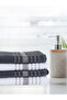 Lines Premium White 100% Cotton Extra Water Absorbent 50X90Cm Hand Face Towel - 3