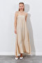 Strappy Women's Modal Dress - Stone |   28-10046 - 2