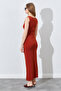 Agraf Dress with Window Detail on the Front - Tile |   28-1692 - 5