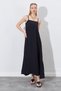 Strappy Women's Modal Dress - Black |   28-10046 - 3