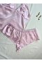 Satin Backless Strappy Hipster Shorts Nightgown Pajama Set (Dowry Custom) - 5