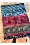 Christmas Themed Knitwear Scarf Shawl - 3