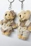 Cute Girls and Boys Couple Teddy Bear Sweetheart Keychain and Bag Accessory