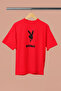 Badboy Printed Men's Cycling Collar Cotton Oversize Short Sleeve T-Shirt - 3
