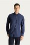 Long Sleeve Slim Fit Slim Fit Lumberjack Sports Cotton Button Collar Shirt - 3
