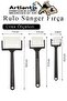 Sponge Roller Brush 1 Pack of 12 Black Plastic Handle Painting Sponge Artistic Sponge Paint Brush Parm - 2