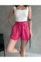 Relaxed Cut Drawstring Waist Pocket Shorts