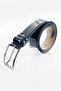 Men's Navy Blue Classic Patent Leather Belt 3.5 cm Faux Leather Men's Belt 1701351 - 4