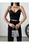 Rope Strap Crop Blouse and Slit Detailed Trousers Double Set - 2