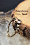 Copper Ring Yellow Crystal Adjustable Elegant Small Antique Trend (Gift, Daily, Special Day)