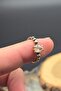 Copper Ring Yellow Crystal Adjustable Elegant Small Antique Trend (Gift, Daily, Special Day) - 3