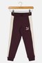 Kids Girl Brand Logo Outdoor Sweatpants, Purple