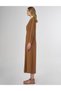 Rochie cu broderie brodata Bej - 3