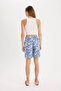Women's Denim&Canvas Shorts L7411Az/Nv31 - 6