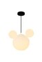 LED 3-Color Adjustable Cream Style Mickey Chandelier, Adjustable Hanging Wire Length