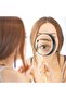 30X Magnifying Mirror, Small Magnifying Mirror with Suction Cup and Tweezers, as a Travel Makeup Mirror, Compact 3.3 Inch Eyebrow Plucking Mirror Set - 4