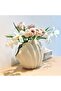 Shell Vase White - Seashell Shaped Ceramic Vase (Small) - 2
