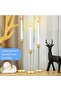3 Pcs Gold Candleholders Taper Candlestick Holders Set for Table Centerpiece, Wedding, Dining, Party - 5