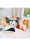 4Pc Boho Waterproof Linen Cushion Covers 45x45cm (18x18) - 7