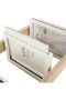Rotating Floating Picture Frame, 4x6 Inch Double-Sided Display Desk Photo Frame - 4