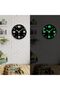 Glow in The Dark Silent Wall Clock, 12-inch Luminous Numbers - 5