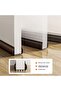 Under Door Draft Stopper with Brush, Cuttable Door Seal Blocker, 36.6" Length - 7