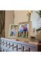 5x7 Gold Metal Picture Frame with Bamboo Design - 2