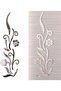 Excefore 3D Flower Mirror Wall Decoration, Petal Crystal Mirror Stereoscopic Wall Sticker for Bedroom Living Room Sofa Tv Wall Background, Removable Acrylic Art Mural for Home Decoration, Silver