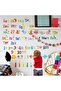 Animal Alphabet & Number Wall Decals - Peel & Stick Educational Wall Stickers for Kids - 4